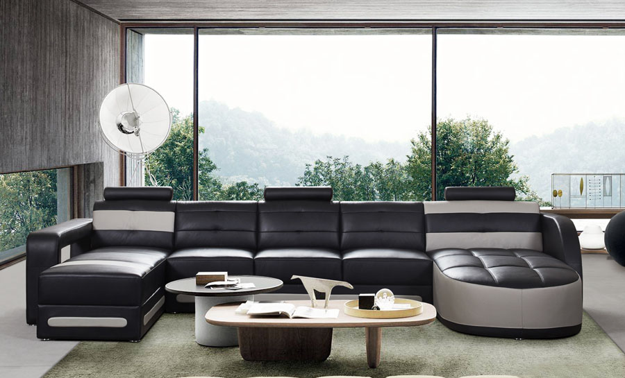 Nova - U1 Leather Sofa Lounge Set